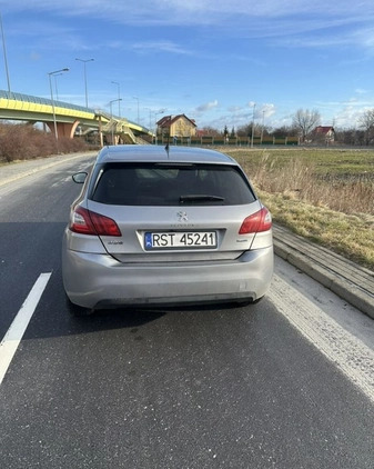 Peugeot 308 cena 34000 przebieg: 161000, rok produkcji 2015 z Duszniki-Zdrój małe 121